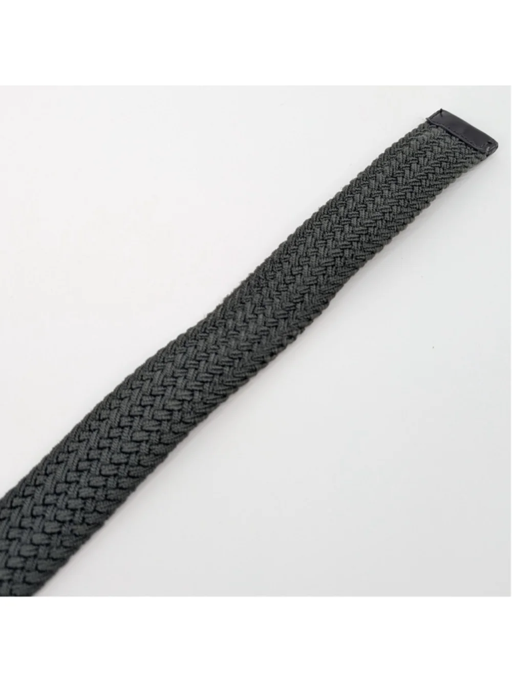Nike G-Flex Golf Belt Mens M 36-38 Army Green Gray Woven Stretch Braided Swoosh